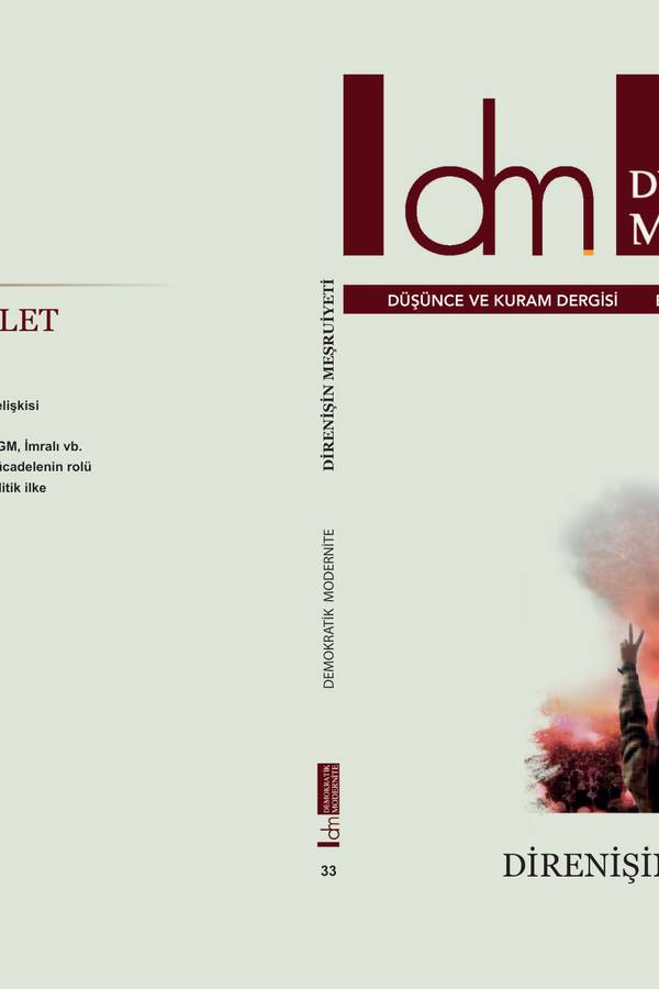 Demokratik Modernite — Ekim Kasım Aralık 2020. Sayı 33